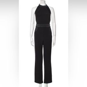 Zhivago black halter jumpsuit, size L